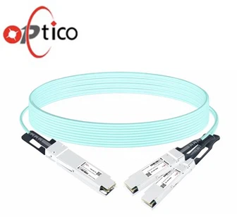 Cáp ngắt kết nối 400G OSFP tới 2xQSFP56 200G AOC